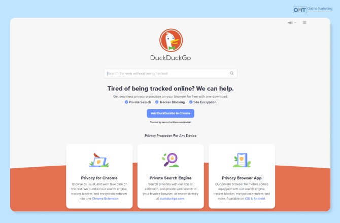 Features Of DuckDuckGo